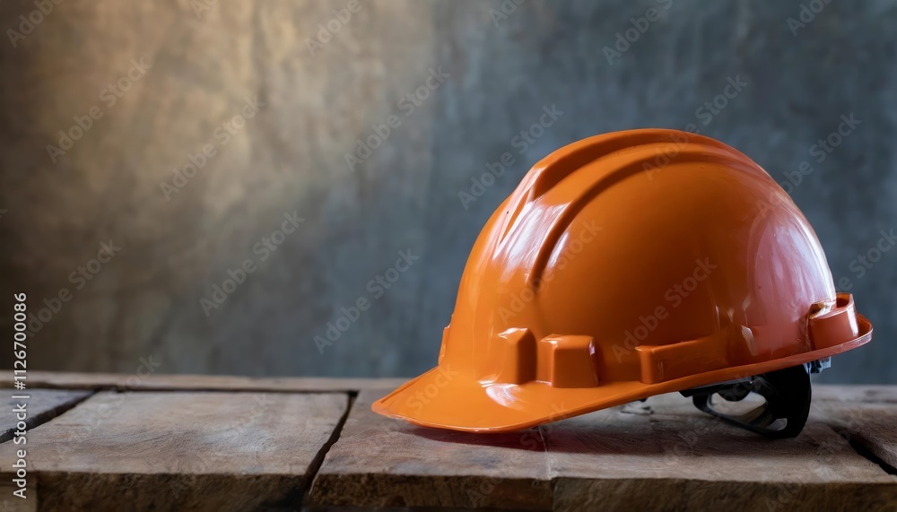 HighVisibility Construction Helmet on a Wooden Table Essential Safety Gear for Construction Workers, Featuring Durable Design and Bright Color for Enhanced Visibility and Protection on Job Sites HighVisibility Construction Helmet on a Wooden Table Essential Safety Gear for Construction Workers, Featuring Durable Design and Bright Color for Enhanced Visibility and Protection on Job Sites