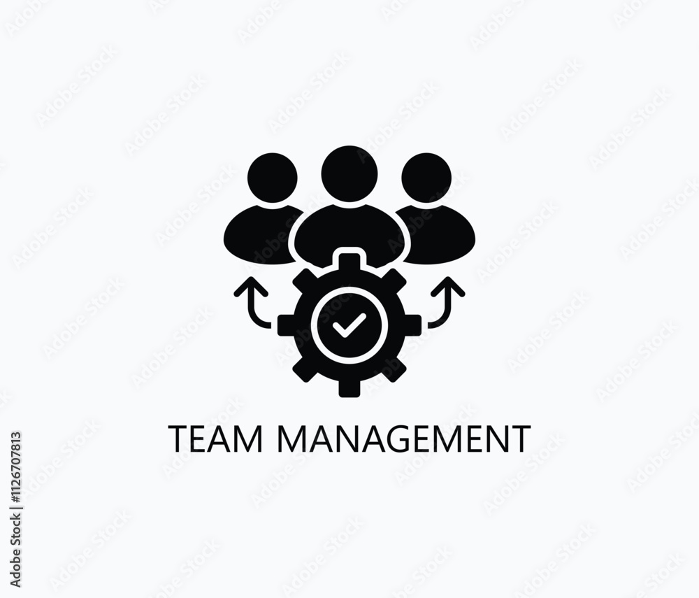 Team Management Vector, Icon Or Logo Sign Symbol Illustration Team Management Vector, Icon Or Logo Sign Symbol Illustration