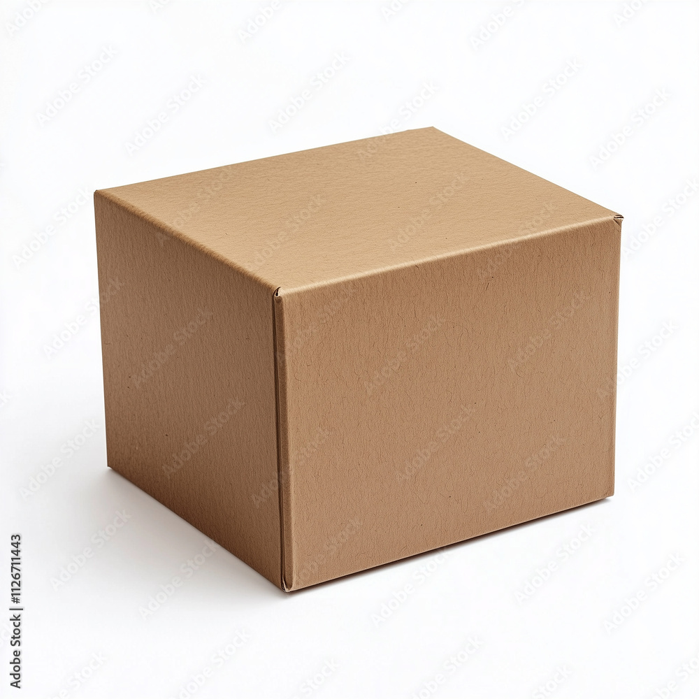 cardboard box isolated on a white background cardboard box isolated on a white background