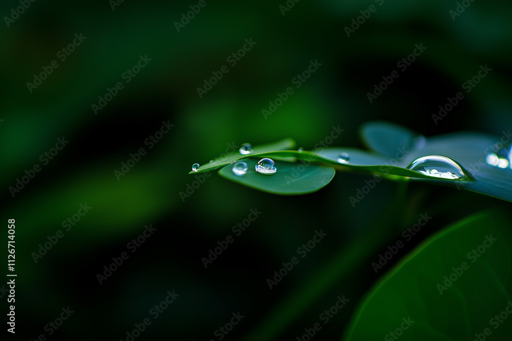water drop on green leaf water drop on green leaf