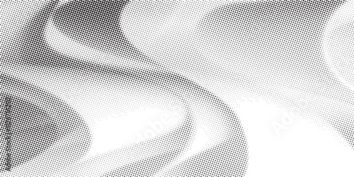 Halftone faded gradient texture. Grunge halftone grit background. White and black sand noise wallpaper. Retro pixilated vector backdrop