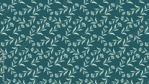 Background Delicate Botanical Patterns for Aesthetic Look