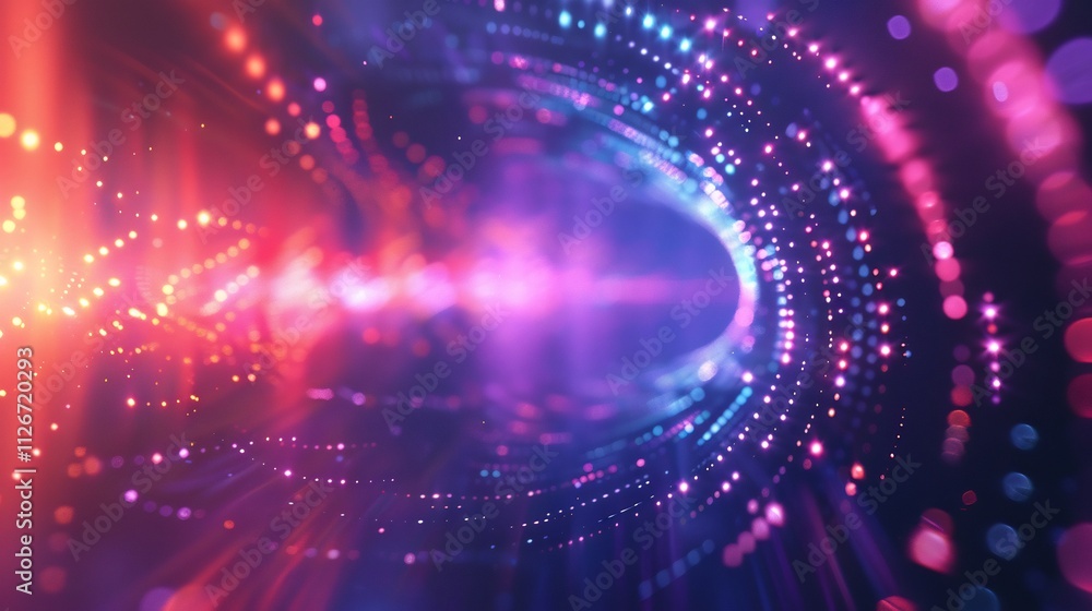 Abstract Cosmic Nebula: A Symphony of Light and Color Abstract Cosmic Nebula: A Symphony of Light and Color