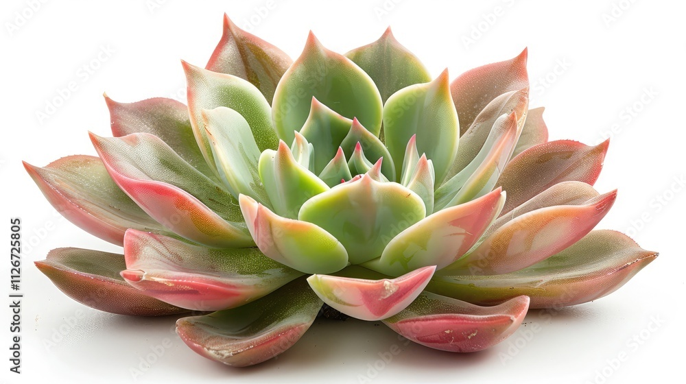 Fototapeta premium a stunning succulent growing in a colorful sand garden