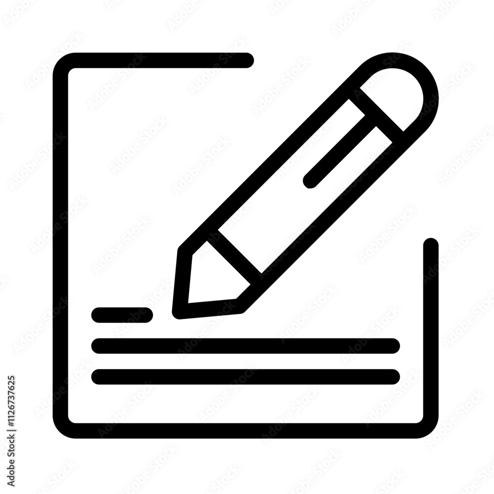 Icon Edit Tool With Style Outline Icon Edit Tool With Style Outline