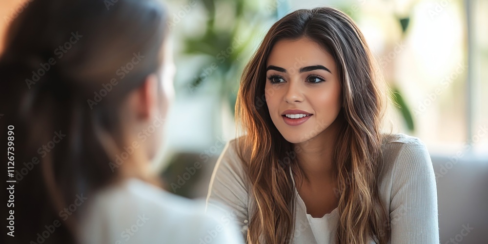 Focused therapist engaging with a client in a professional setting, detailing treatment options and providing recommendations to prevent or manage illness effectively. Focused therapist engaging with a client in a professional setting, detailing treatment options and providing recommendations to prevent or manage illness effectively.