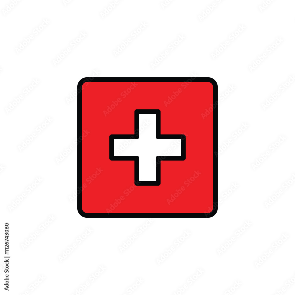 Medical icon, vector illustration, filled style, best used for web Medical icon, vector illustration, filled style, best used for web