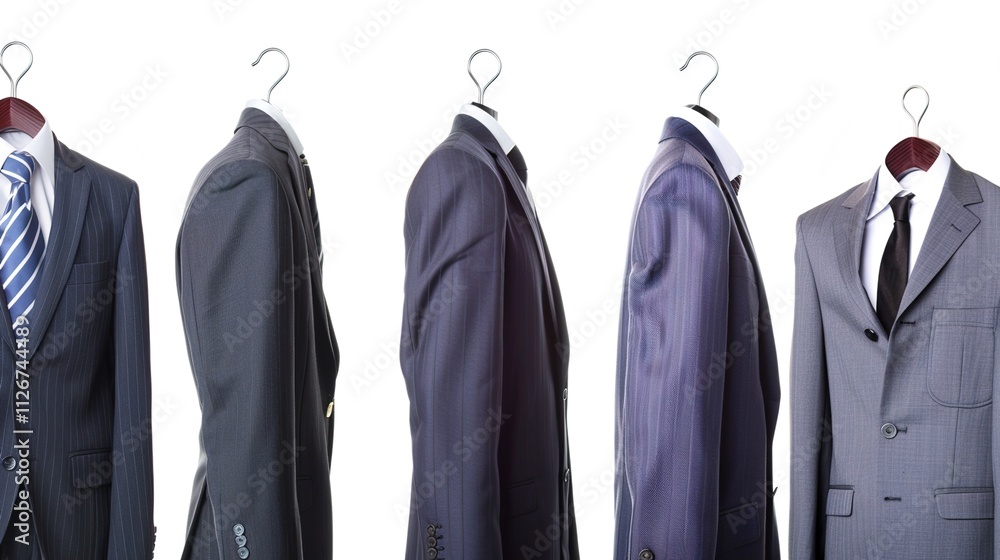 Suit isolated on white background Suit isolated on white background