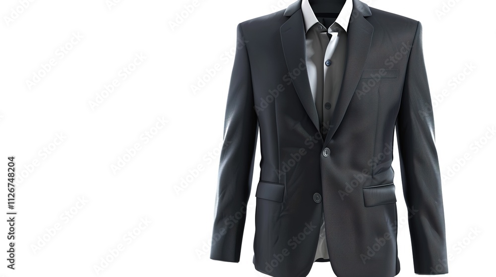 Suit isolated on white background Suit isolated on white background