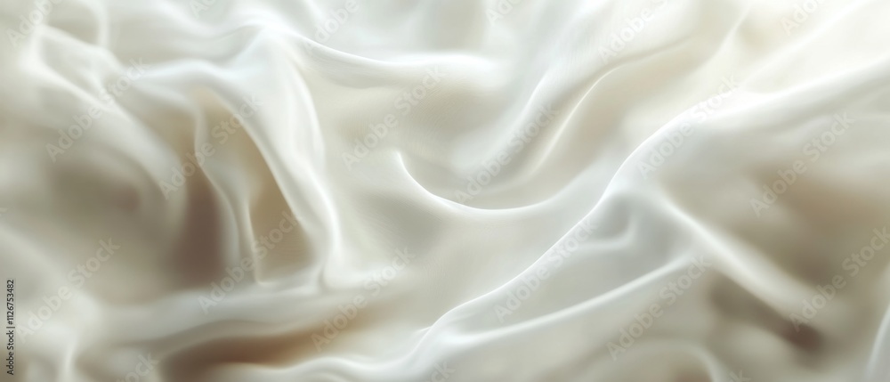 Luxurious Cream Silk Fabric Draped Texture Background Luxurious Cream Silk Fabric Draped Texture Background