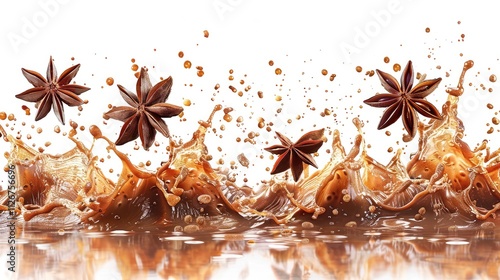 christmas decoration on black