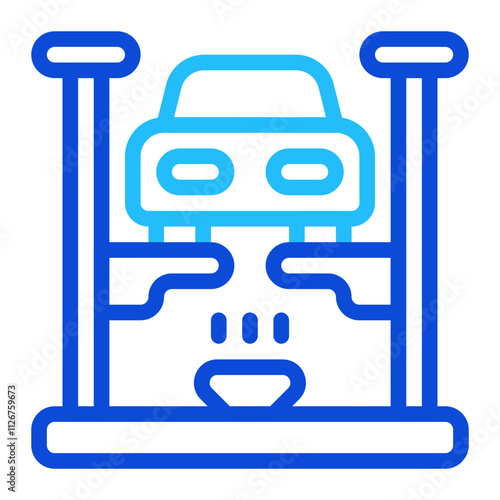 Undercarriage duoline icon