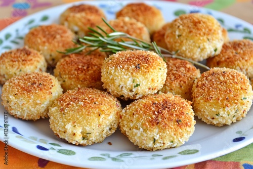 Golden brown fried chicken plated beautifully tender crispy