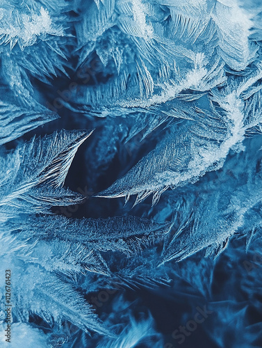 Beautiful winter nature scenery