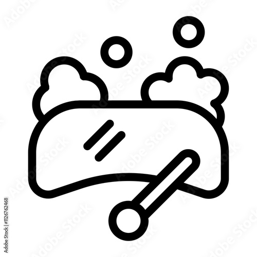 Windshield line icon