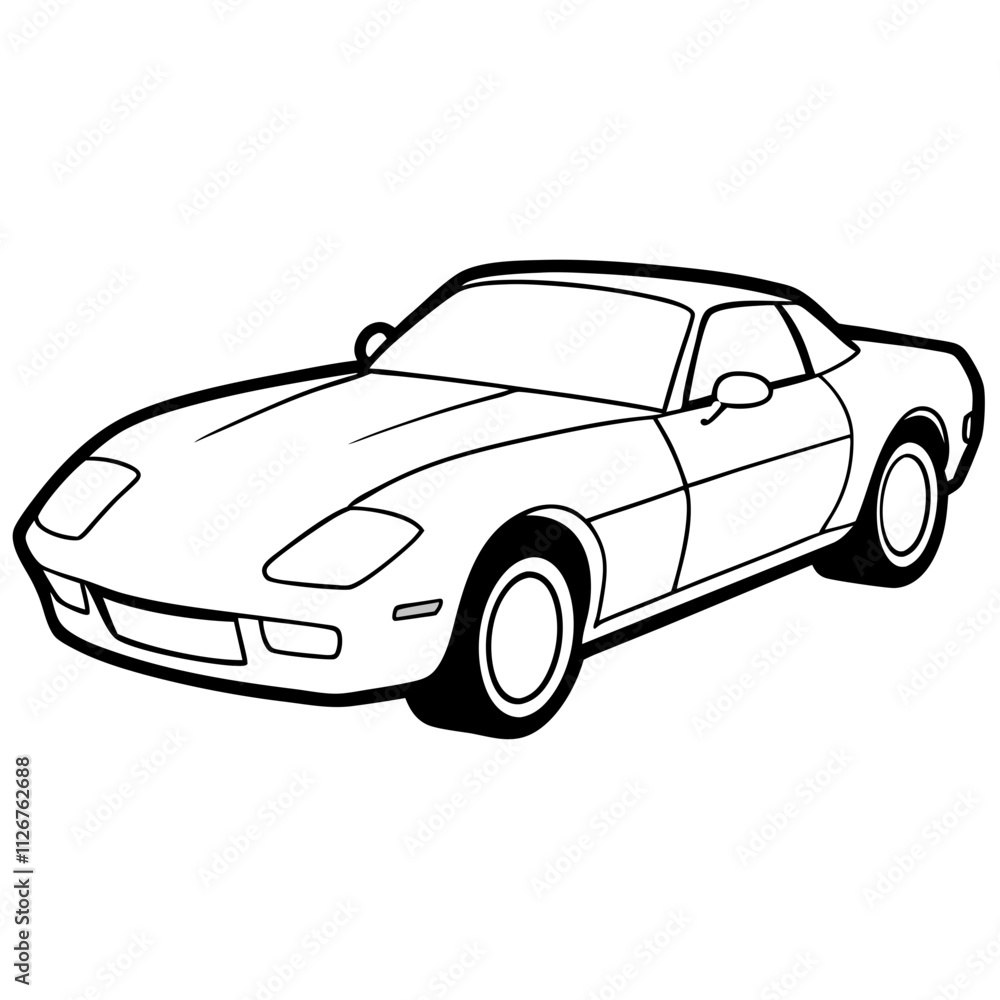 sports car with white background sports car with white background