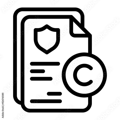 Protected line icon