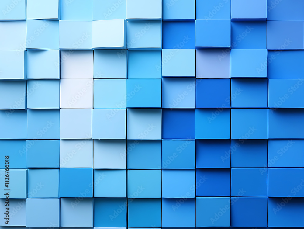 Abstract blue square pattern background Abstract blue square pattern background