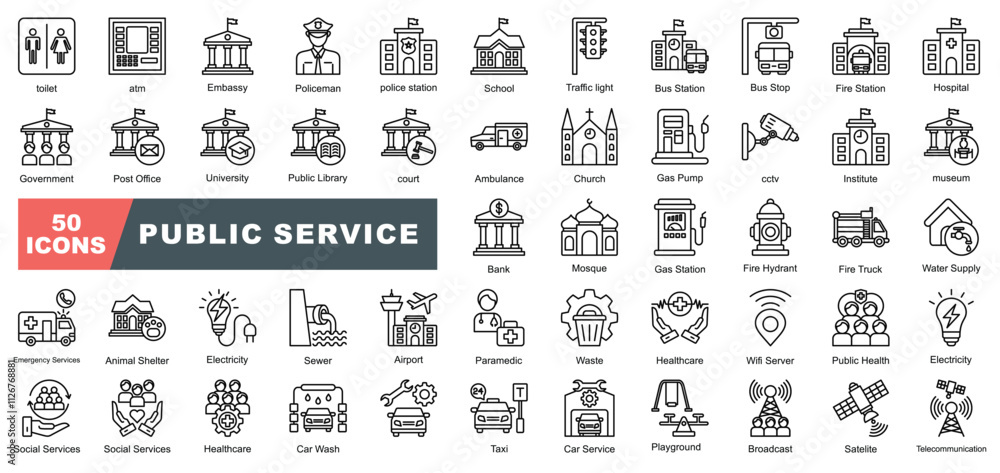 Public Service Icon Public Service Icon
