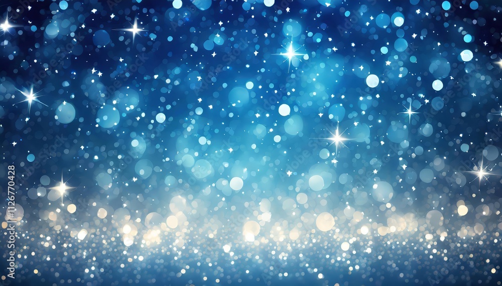 Festive Starry Sky Background with Blue Light Bokeh A Magical New Year and Christmas Concept for Holiday Celebrations, Invoking Joyful Memories and Enchanting Atmospheres Festive Starry Sky Background with Blue Light Bokeh A Magical New Year and Christmas Concept for Holiday Celebrations, Invoking Joyful Memories and Enchanting Atmospheres