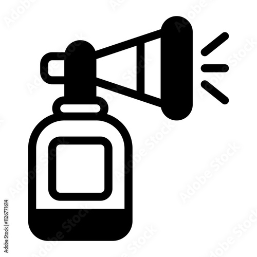 Air Horn glyph icon