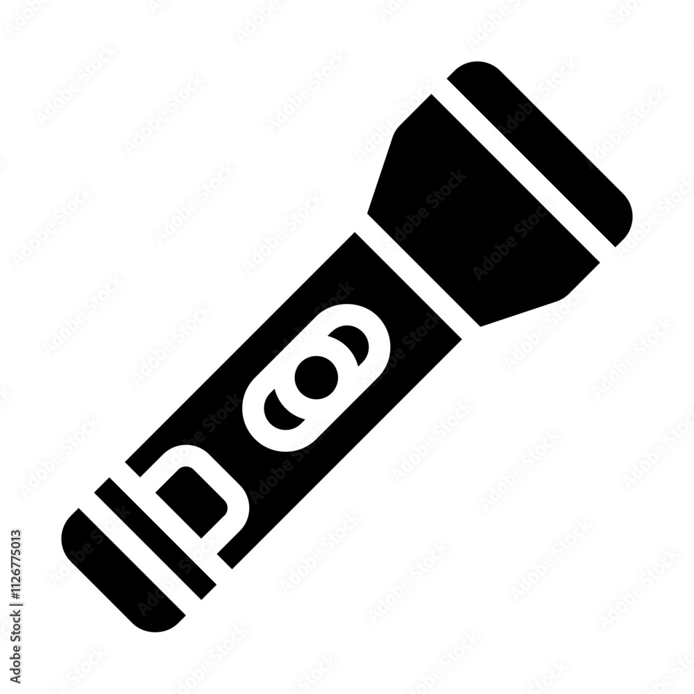 Flashlight solid icon Flashlight solid icon