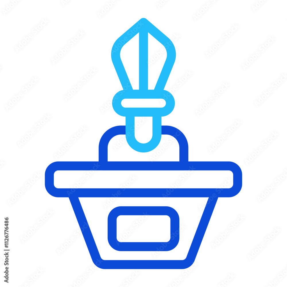 Sword duoline icon Sword duoline icon