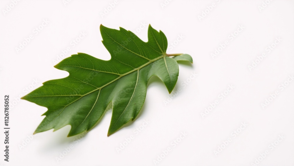 A Christmas scene featuring a laurel plant with white leaves against a plain white backdrop A Christmas scene featuring a laurel plant with white leaves against a plain white backdrop