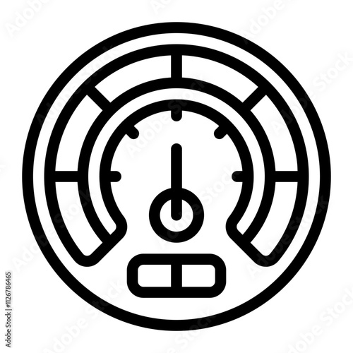 Barometer line icon