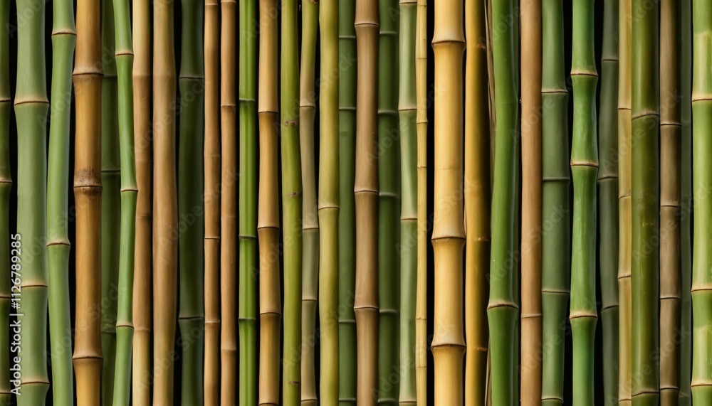 Fototapeta premium Seamless bamboo texture with warm gradients and organic details
