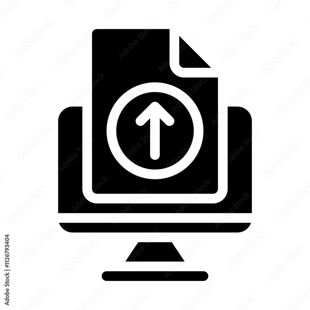 Send File solid icon