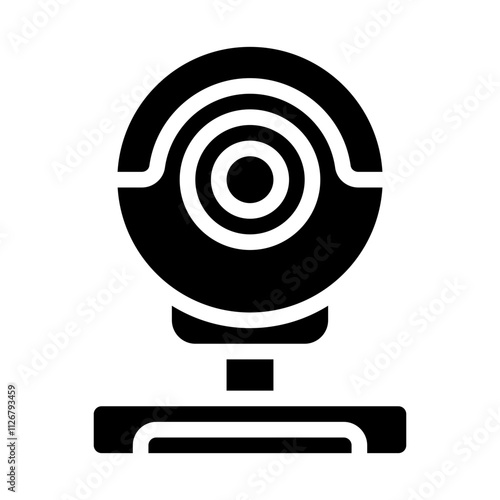 Web Camera solid icon