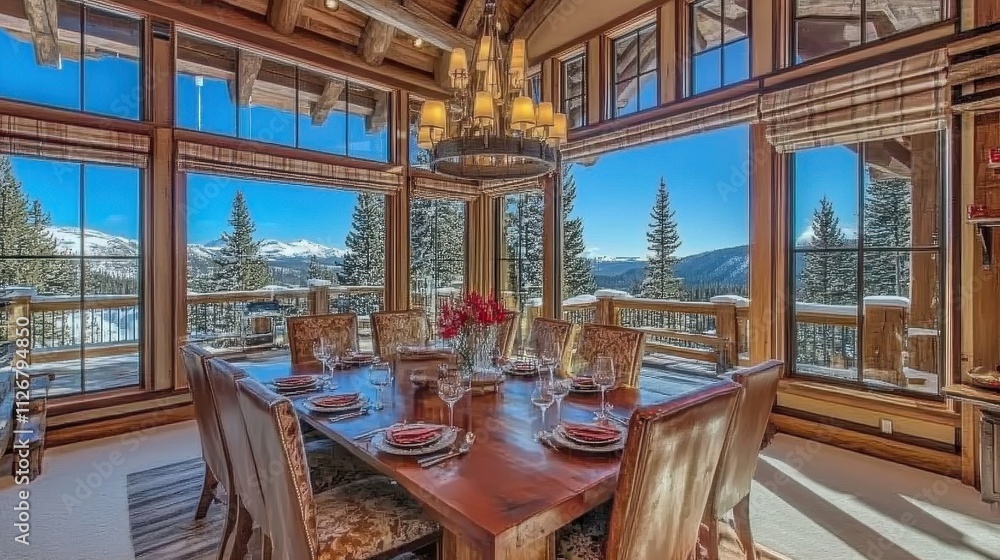 Luxurious Mountain Retreat with Panoramic Views