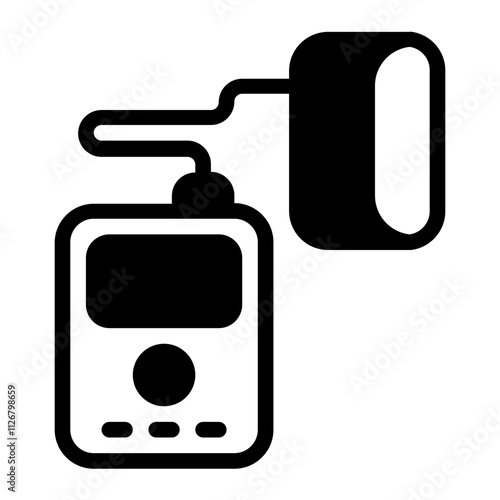 Blood Pressure glyph icon