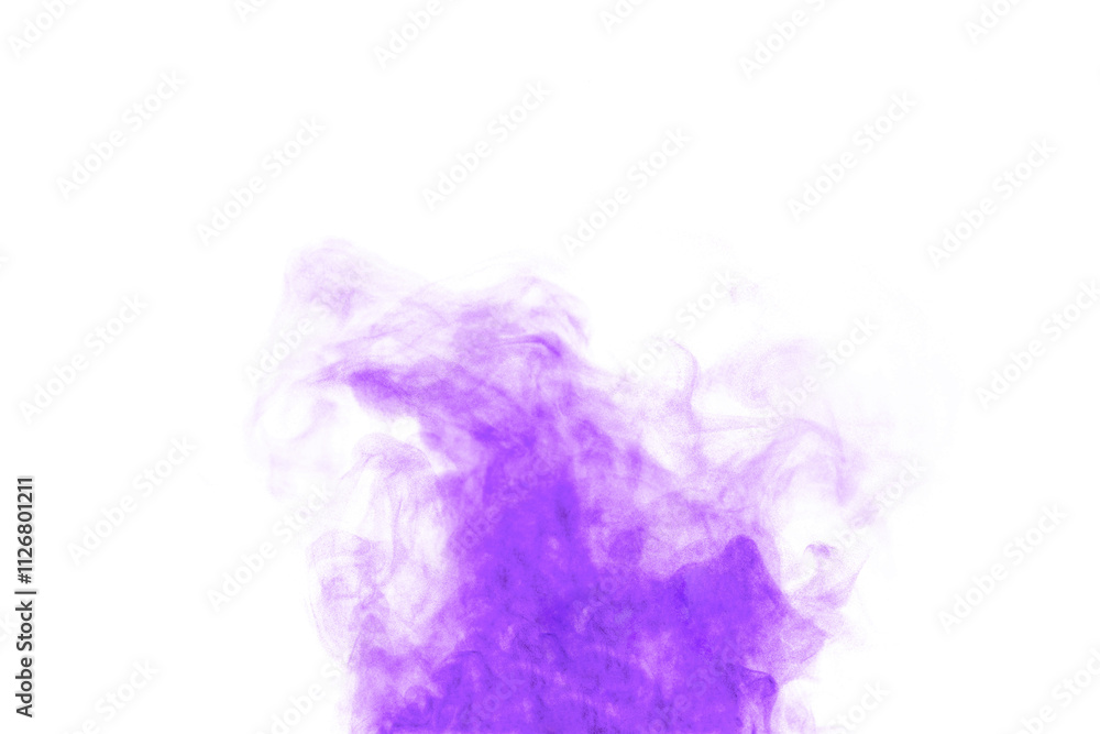 purple dust smoke isolated on a black background. concept of texture cold mist or hot vapor, fog effect, and cloud for design air pollution, element smog purple dust smoke isolated on a black background. concept of texture cold mist or hot vapor, fog effect, and cloud for design air pollution, element smog