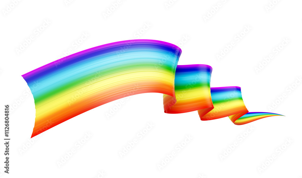 3d Flag Of Rainbow 3d Waving Ribbon Flag Isolated On White Background, 3d Illustration
3d Flag Of Rainbow 3d Waving Ribbon Flag Isolated On White Background, 3d Illustration
