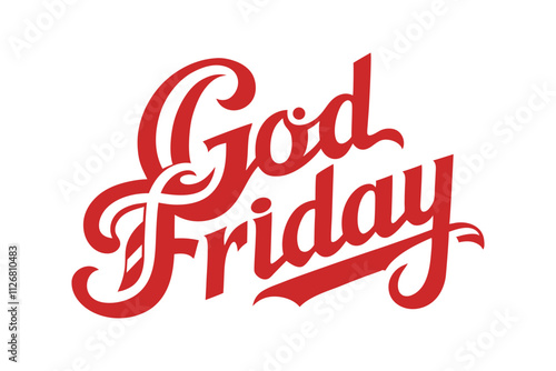 Good Friday Vector Design Religious Holiday Illustration
