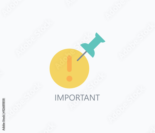 Important Vector, Icon Or Logo Sign Symbol Illustration 