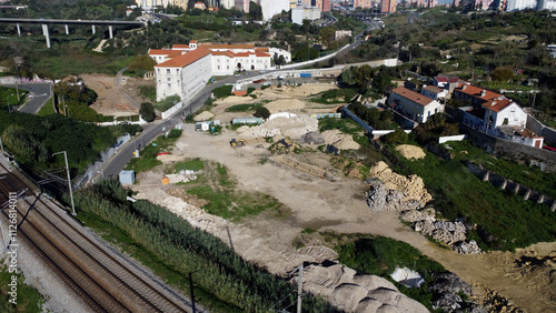 chelas, lisboa, vista aérea, drone, obras photo