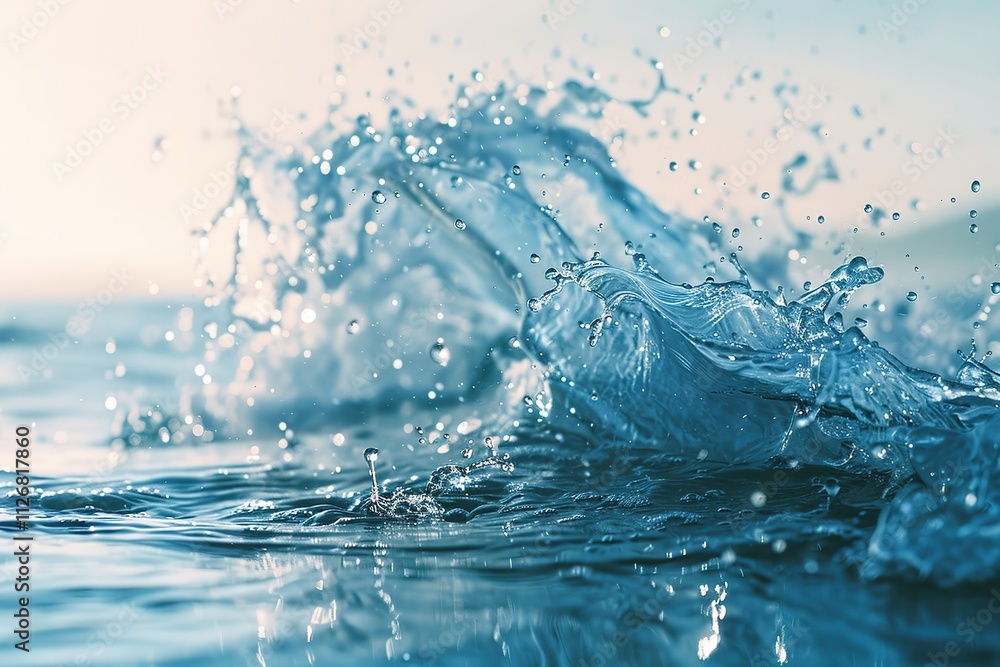 Japanese blue ocean art. Illustration of ocean blue waves
Japanese blue ocean art. Illustration of ocean blue waves