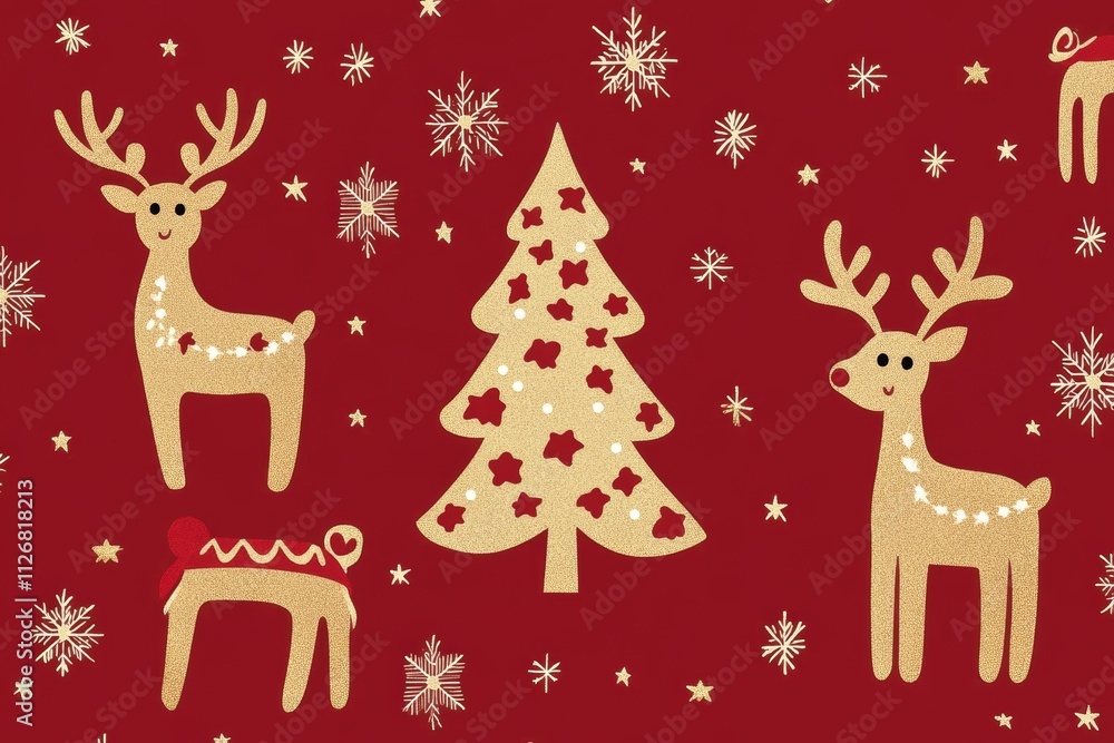 illustration for New year abstract seamless pattern illustration for New year abstract seamless pattern