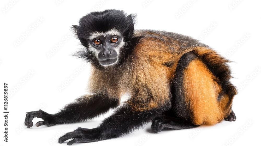 Monkey isolated on white background Monkey isolated on white background