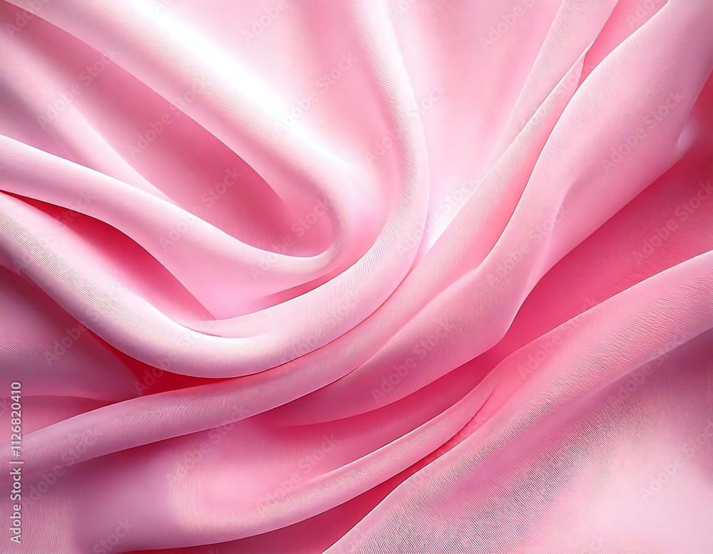 Obraz premium Folded Satin Silk Fabric Texture Background