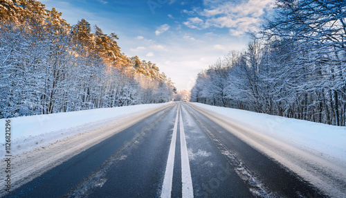 Winter tread tires for safe driving in snow and cold weather