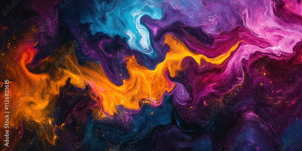 A lively festival with multicolor powders swirling into radiant patterns above a vibrant crowd, sunlight enhancing hues, space for text. A lively festival with multicolor powders swirling into radiant patterns above a vibrant crowd, sunlight enhancing hues, space for text.