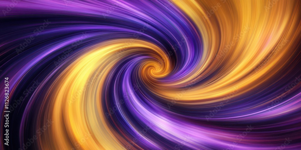 Bold swirl of pigments creating radiant patterns with glowing yellow and purple hues, cosmic textures dominating the visuals. Bold swirl of pigments creating radiant patterns with glowing yellow and purple hues, cosmic textures dominating the visuals.