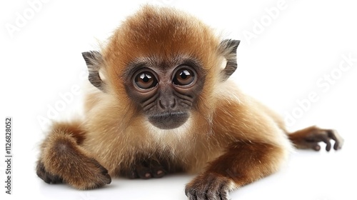 Monkey isolated on white background