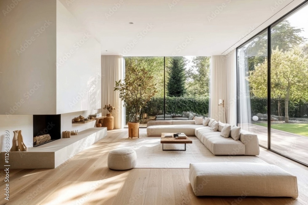 A serene and contemporary space perfect for relaxation. A serene and contemporary space perfect for relaxation.