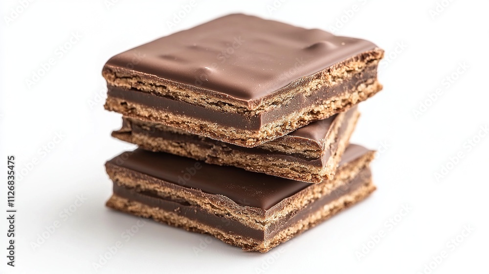 Tim Tam biscuits, showing detailed chocolate texture and layered filling. Tim Tam biscuits, showing detailed chocolate texture and layered filling.