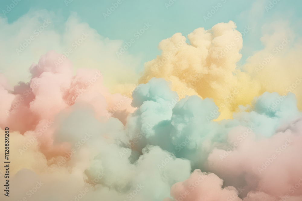 A pastel background of gentle clouds in powder blue, pale pink, and muted yellow, floating over a soft sky. A pastel background of gentle clouds in powder blue, pale pink, and muted yellow, floating over a soft sky.